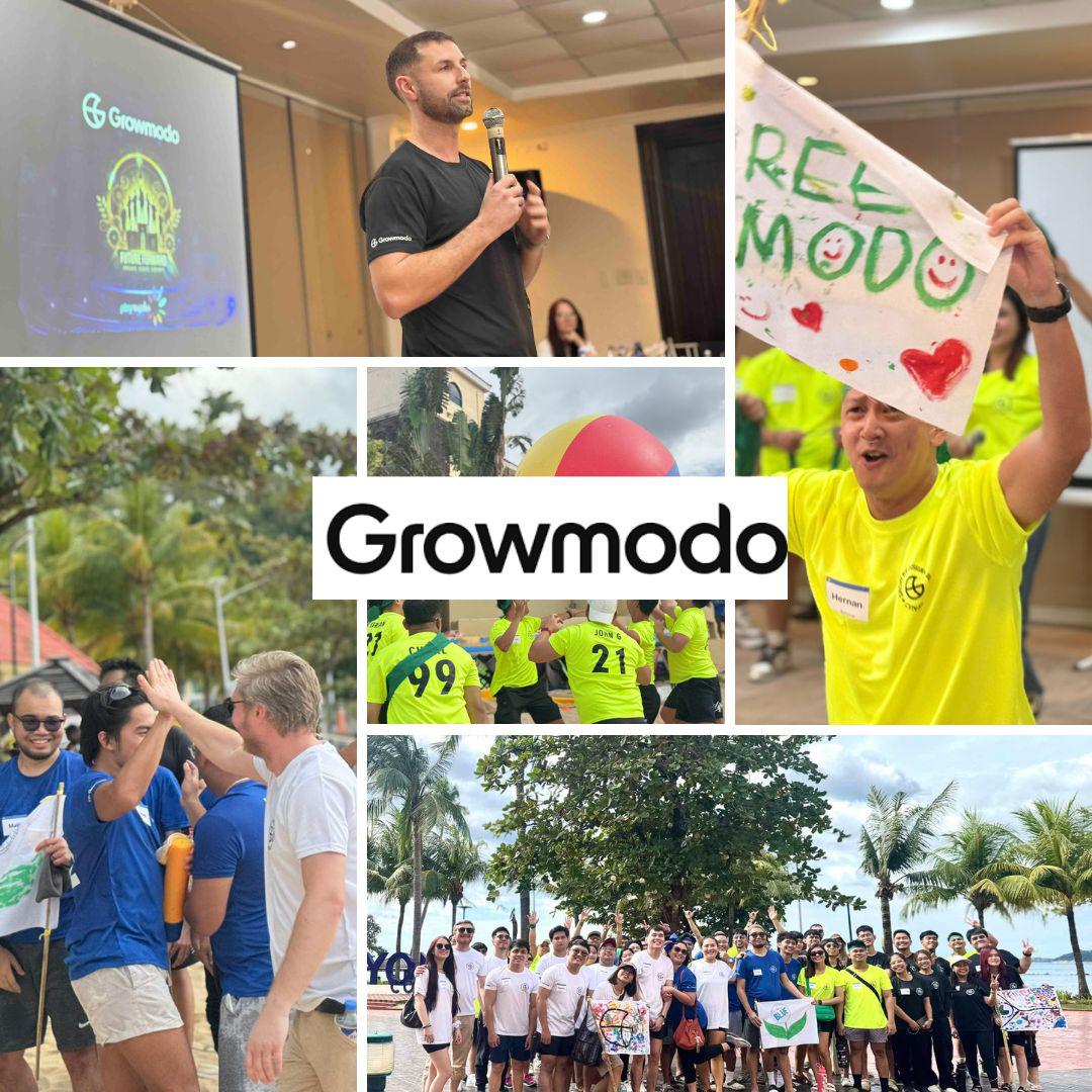 Growmodo beach team building at Canyon Cove with Playworks PH